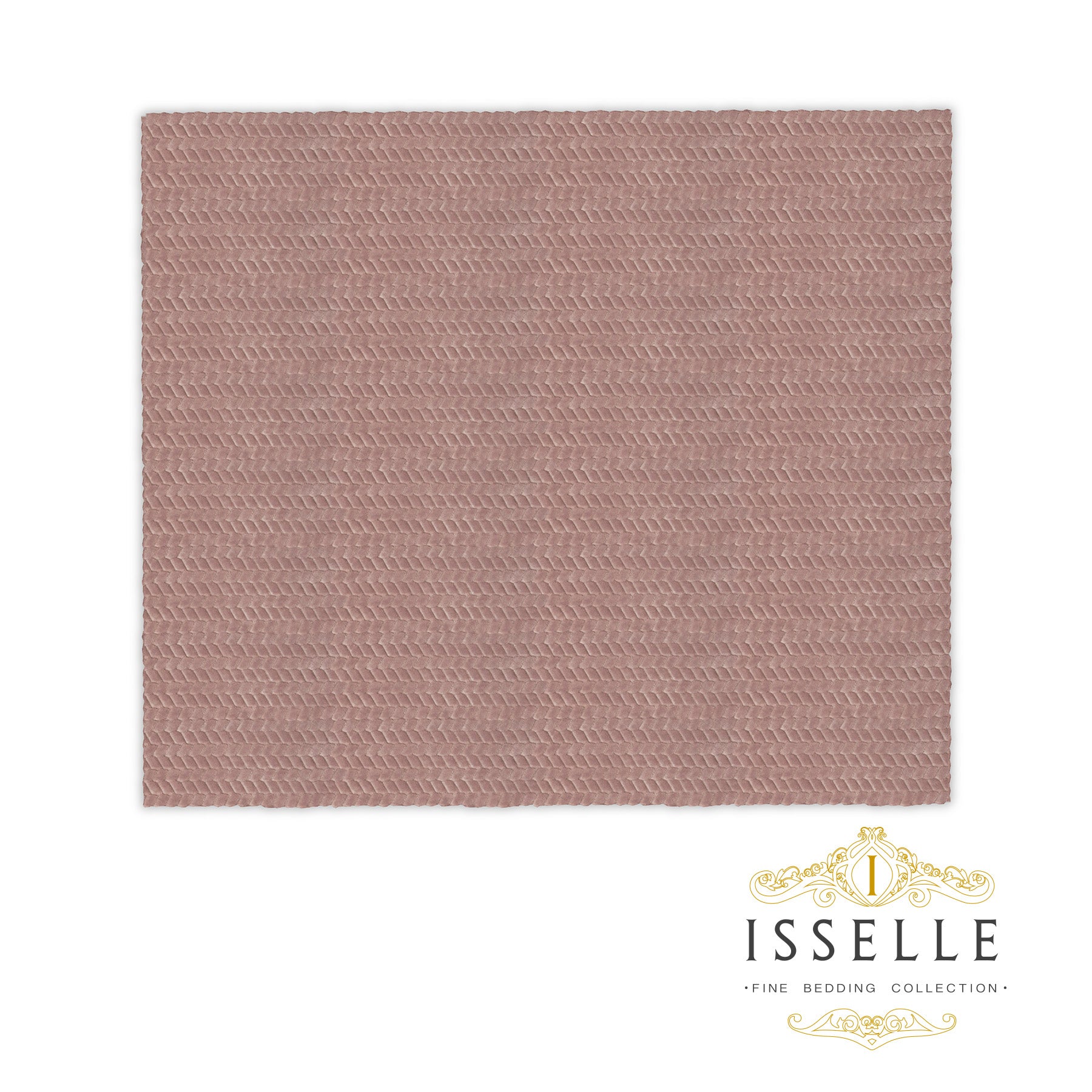 Isselle Vail Faux Fur Throw - Pink Blush