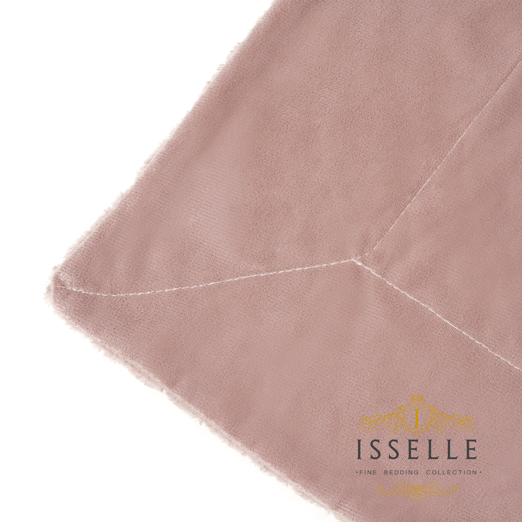 Isselle Vail Faux Fur Throw - Pink Blush