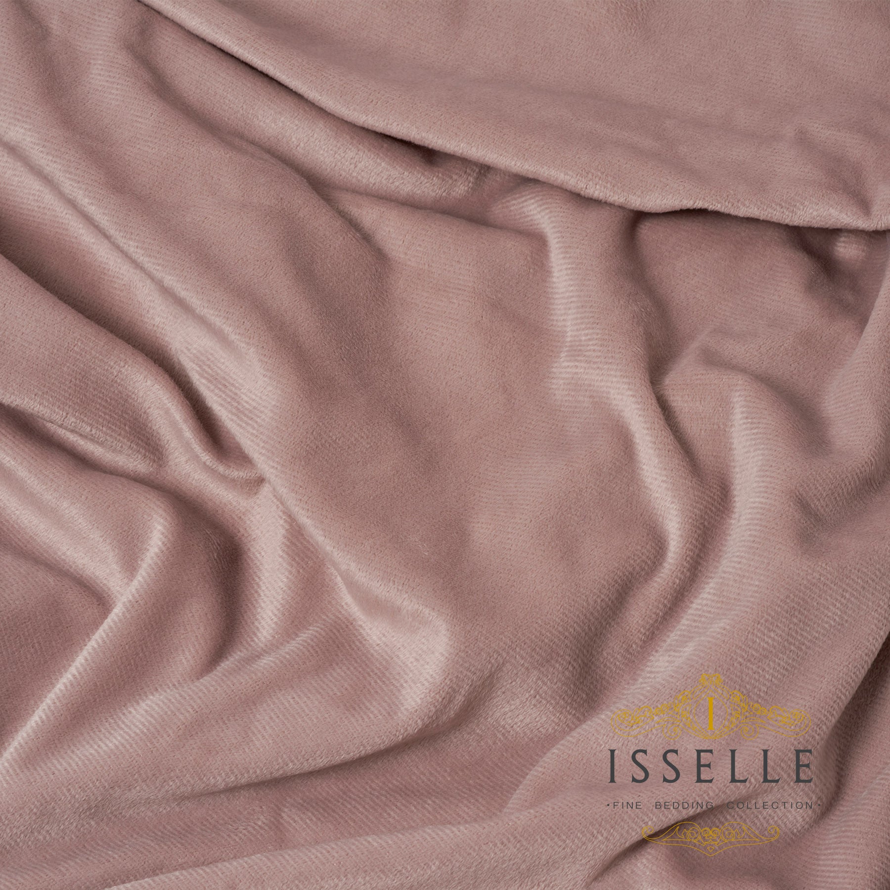 Isselle Vail Faux Fur Throw - Pink Blush