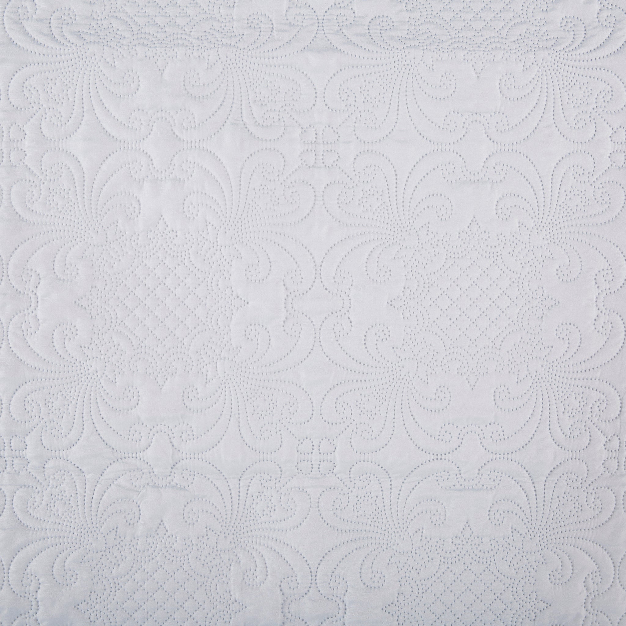 Isselle Derby Coverlet and Pillow Sham Set | Grey Slate (Queen Size)