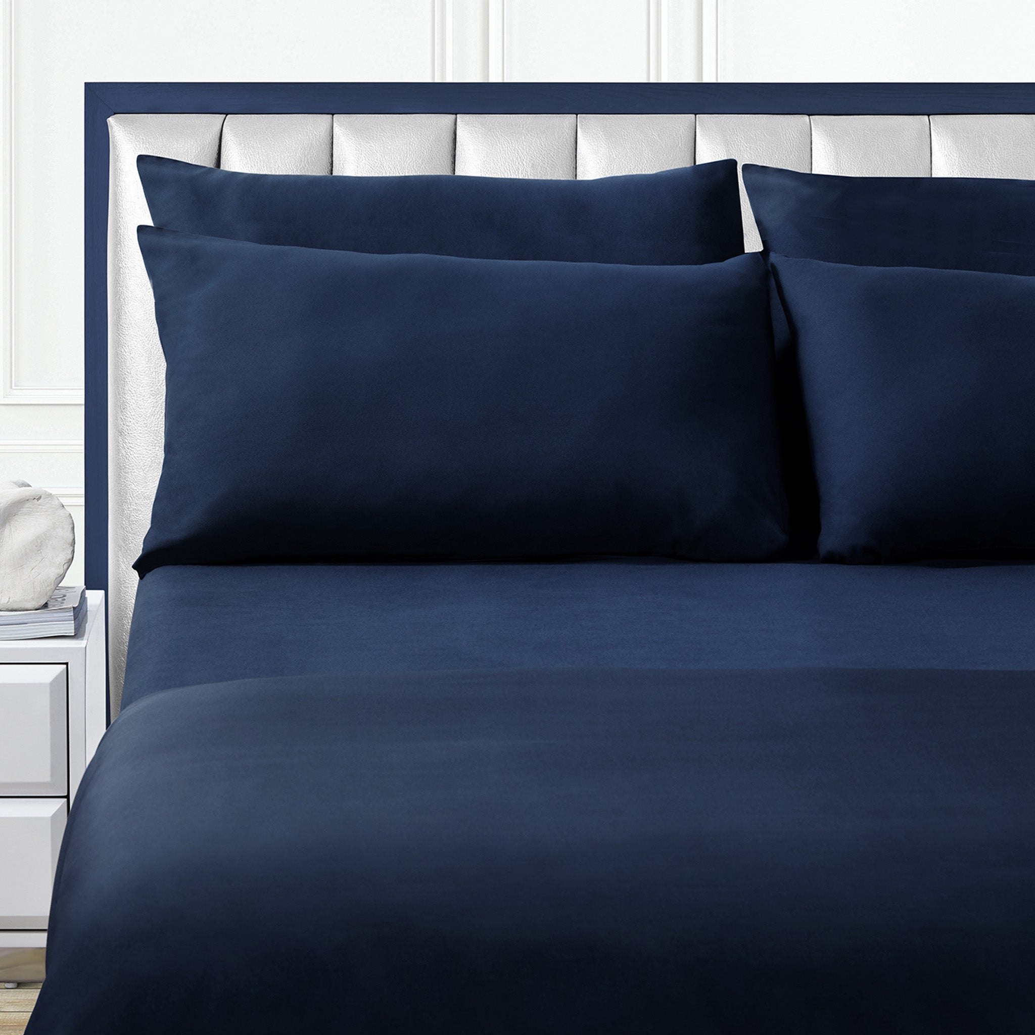 Isselle Beaufort Bed sheet set & duvet cover | Midnight Blue