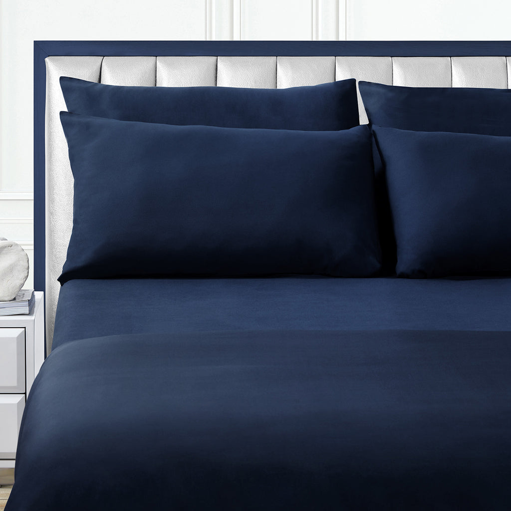 Isselle Auden Duvet Cover | Midnight Blue