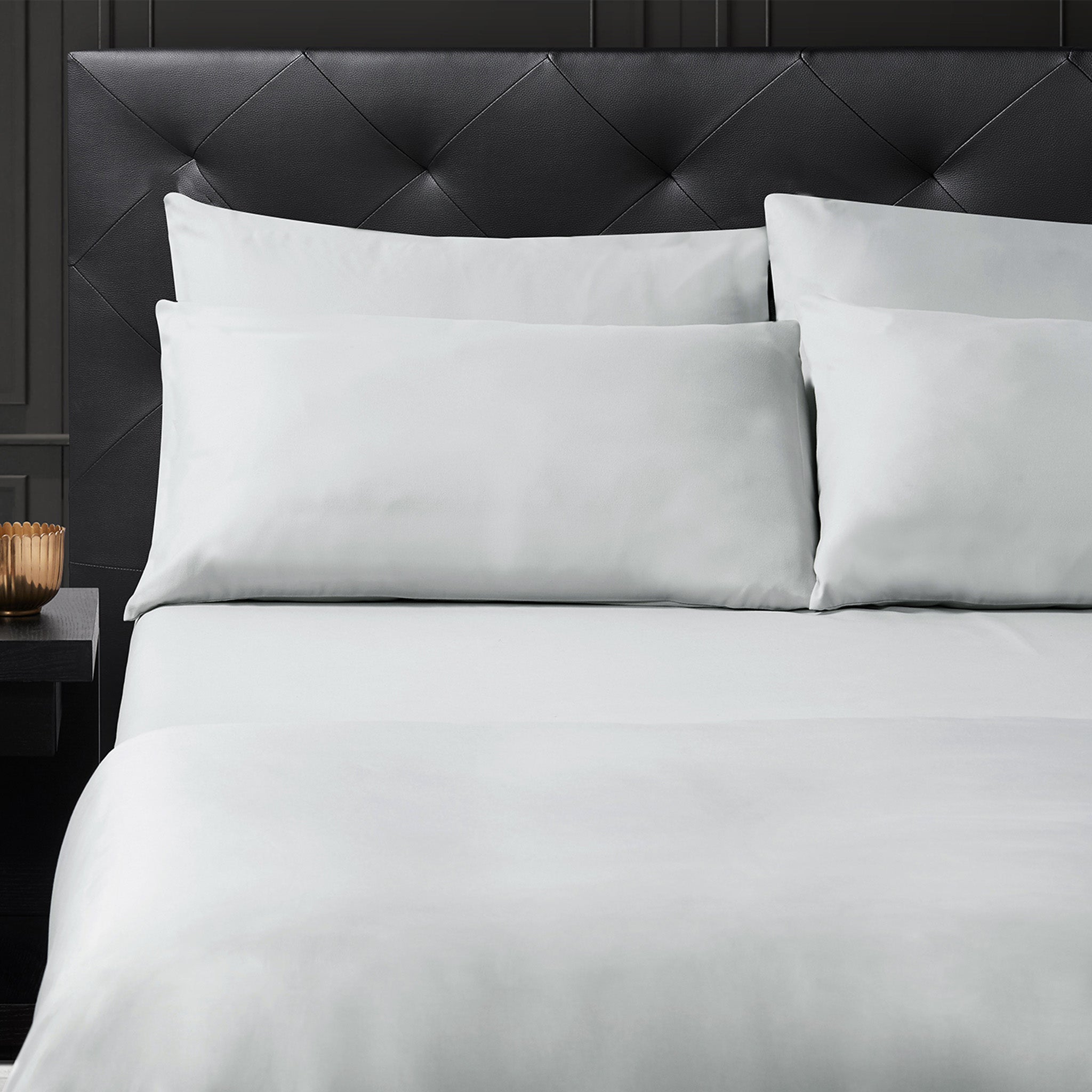 Isselle Auden Bed sheet set & duvet cover | Grey Slate
