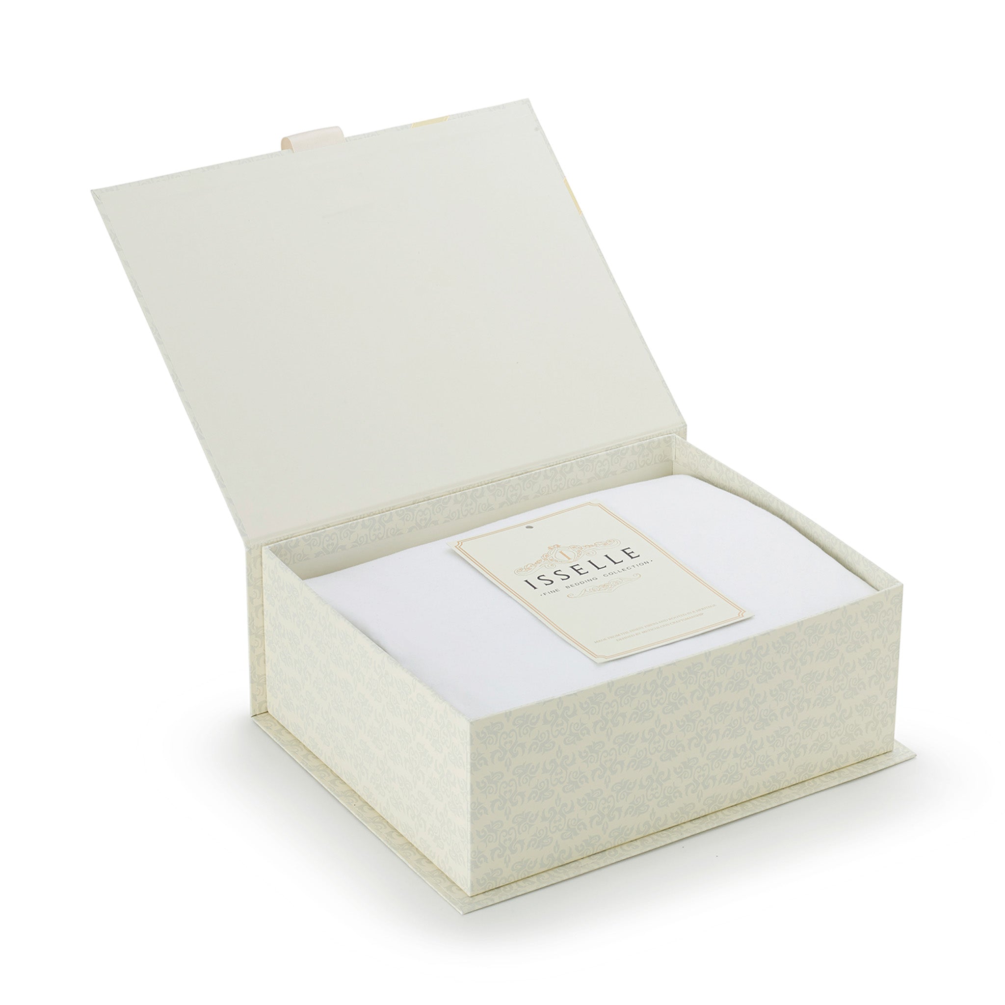 Isselle Auden Bed sheet set & duvet cover | White Ivory