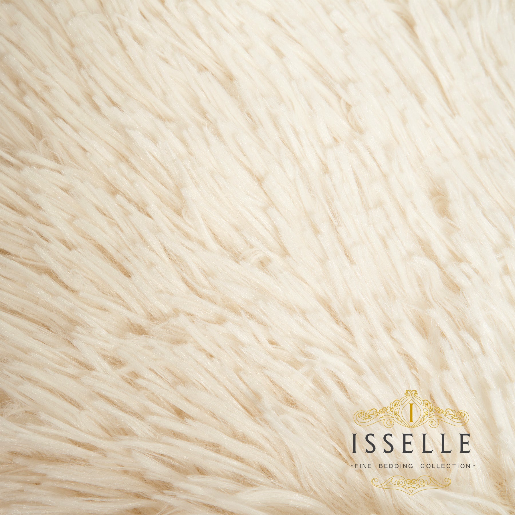 Isselle Vermont Faux Fur Throw - Creamy Ivory